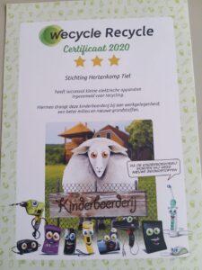 wecycle_certificaat_hertenkamp_2021